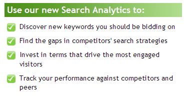 Compete Search analytics